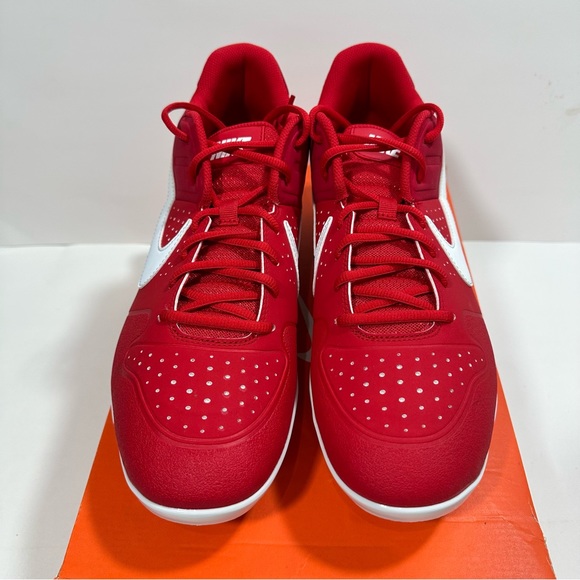 Nike Alpha Huarache Varsity Low MCS Red White - Picture 3 of 8